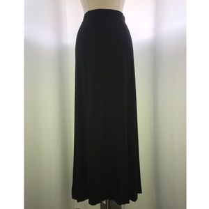 Black Moda International Maxi Skirt